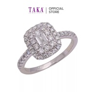 TAKA Jewellery  Emerald Cut Lab Grown Diamond Ring 10K