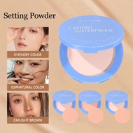 Oil Control Matte Face Powder Long Lasting Flawless Setting Powder Face Makeup With Mirror 3 I3
