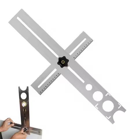 Marble Punching Tool tile hole locator Measuring Range 300mm Precision Template 25mm/40mm/45mm/55mm/