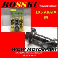 EX5 CAM SHAFT RACING ARATA S4 #5 CAM RACING ARATA EX5 HP DREAM WAVE 100 RACING CAM SHAFT ARATA S4 # 