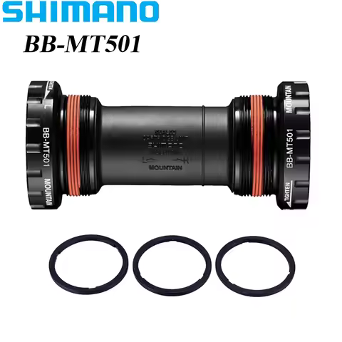 SHIMANO DEORE BB-MT501 Bottom Bracket MT501 Threaded Bottom Bracket 68/73mm Shell MTB Bottom Bracket
