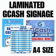 GCASH Cash-in Cash-Out Signage