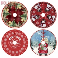 Snowman Holiday Tree Skirt 36 Inch Diameter for Christmas For Trees 45 to 6 Feet