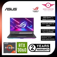Asus ROG Strix G15 G513R-MHQ368W 15.6'' WQHD 165Hz Gaming Laptop ( Ryzen 7 6800H, 16GB, 512GB SSD, R