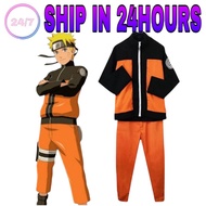 NARUTO SHIPPUDEN UZUMAKI ORANGE NINJA COSPLAY COSTUME OUTFIT