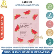Terbaruuu Bs - Lacoco Watermelon Glow Sheet Mask Pelembab Wajah