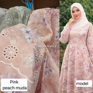 KATUN Fine perforated embroidered cotton fabric / premium imported perforated embroidered cotton fab