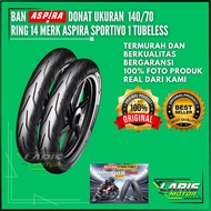 Aspira Sportivo 1 Tubeless Motorcycle Tire 140/70 Ring 14 Original Aspira Donat Rear Tire