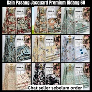 Kain Pasang Jacquard Premium 3.5meter Bidang 60/Kain Pasang Floral Jacquard/Kain Pasang Seragam/Kain Pasang Terkini