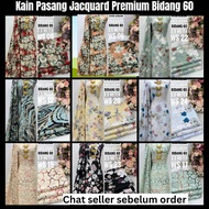 Kain Pasang Jacquard Premium 3.5meter Bidang 60/Kain Pasang Floral Jacquard/Kain Pasang Seragam/Kain