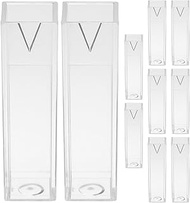 10pcs Plastic Cuvettes High Precision Cuvettes Square Holder Lab Plastic Instruments Standard Spectr