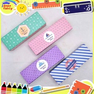 TEMPAT PENSIL / KOTAK PENSIL KARTON 1 susun Warna Pastel KKA210-19