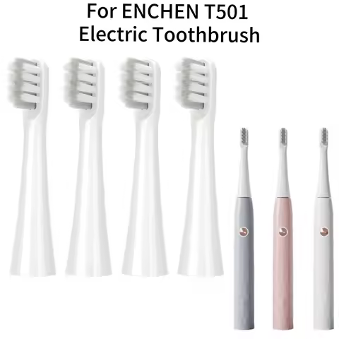 For ENCHEN T501 Electric Toothbrush Heads Bristles Enchen T501 Replacement Brush Heads,4/8/16pcs