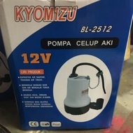 Pompa Air Celup 12V - Submersible Pump DC 12 V KYOMIZU BL-2512 / Pompa Celup pakai Aki