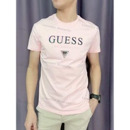 LOCAL Ready STOCK Premium Baju GUESS Lelaki T-shirt 【100%Cotton Same as Original #MQ34