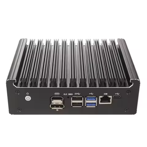Topton Intel N100 8505 7505 6305 N100 6x 2.5G Nic Firewall Fanless Mini PC DDR4 NVMe 1*COM Type-C Pf