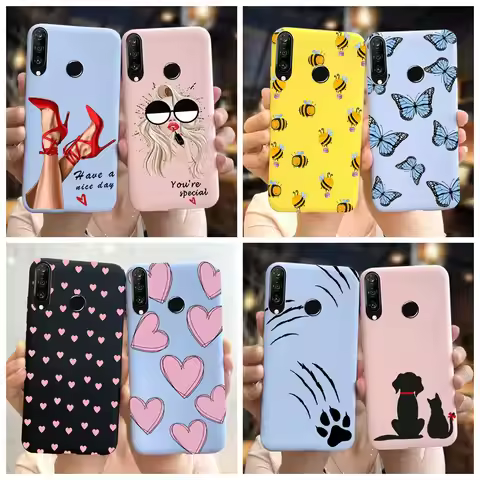 For Huawei P30 Lite Pro Case Fashion Girls Butterfly Bees Soft Fundas For Huawei P30 Pro VOG-L29 ELE