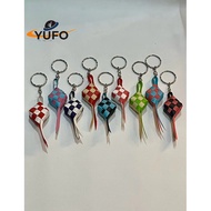 GANTUNGAN Colorful Ketupat Model Keychains Hanging Bag Mini Ketupat Keychains Souvenir Chains & Gift
