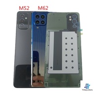 Battery Cover Rear Door Housing Back Case with Camera Lens Replacement Parts for Samsung Galaxy M52 