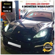 Porsche Panamera Cayenne 955 957 958 White Canbus LED Headlight Bulb Error free - 9005 9006 H7 H8 H1