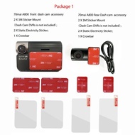 For 70mai Dash Cam A800 4K Accessory Set Static Sticker 3M Film and Static Stickers Suitable for 70 mai Car DVR 3M film holder