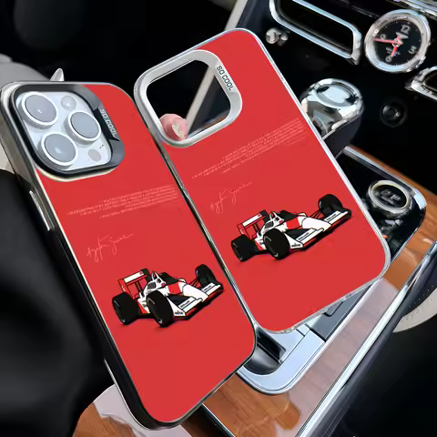 Epc Formula 1 Racing AyrtonS SennaS Phone Case IMD Phone Case For IPhone 16 15 14 13 12 11 Pro Max P