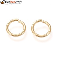 10pcs Brass Open Jump Ring Long-Lasting golden 15 Gauge 12x1.5mm Inner Diameter: 9mm