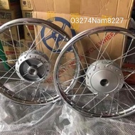 Bộ bánh căm đùm niềng xe WAVE A Alpha 100 zin Honda