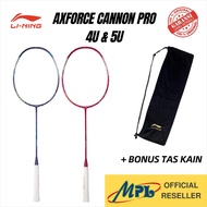 LINING AXFORCE CANNON PRO 4U & 5U BADMINTON RACKET + CLOTH BAG