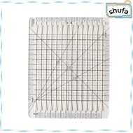SHUFA Quilt Cut Ruler Template, 6inch Transparent Quilt Cutting Template, Universal Acrylic 5 in 1 S