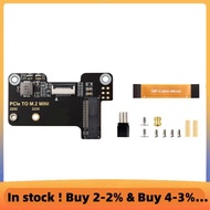 Adapter Board for Raspberry Pi5 PCIe to M.2 MINI Support NVMe Protocol M.2 Interface Hard Drives