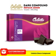Colatta / Dark Compound 200/250gr / Dark Cokelat Colatta / Cokelat Batangan Colatta / Cokelat Batang
