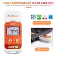 Elitech RC5+ Temperature Data Logger Thermometer Recorder PDF USB RC-5+ Loger RC5 RC-5 Temperature L