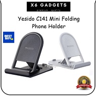 YESIDO C141 MINI PHONE STAND FOLDABLE PHONE HOLDER ANGLE ADJUSTABLE PHONE HOLDER MINI PHONE HOLDER