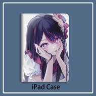 OSHI NO KO Anime Hoshino Ai Case For  Galaxy Tab A7 Lite 8.4 inch Case S9 Plus Tri-fold stand Cover 