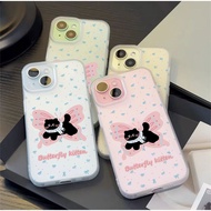 Gato com cachecol e borboleta Case 2 in 1 Case For Realme C71 C75 Note 70 60 C65 C67 C63 C61 C53 C55