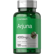 Horbaach Arjuna Capsules 4000mg | 120 Count | Non-GMO, Gluten Free | from Arjuna Bark Herb Extract