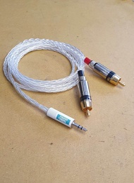 Dây 35 ra 2 AV dây 8 lõi tết mạ bạc của YARBO