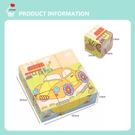 New Deals Six Sided Cube Puzzle 9 Pcs Pazzel Cube 6 Six Sides 6In1 9Pcs Wooden 3D Six-Sided Side