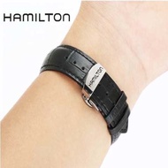 High Quality Genuine Leather Watch Straps Cowhide Hamilton leather strap leather watch with automatic hook bracelet watches for men and women 18 to 20