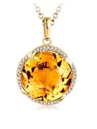 Hoa Thời Trang Đá Quý Pha Lê Màu Vàng Citrine Hoa Tai Thả Kim Cương Đối Với Phụ Nữ Phụ Kiện Brincos