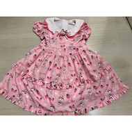 Arpanet girl Dress/Strawberry Bear/Size Xs