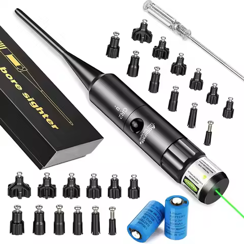 Laser Boresighter .177 .22 to .78 Caliber Laser Collimator for Rifle Glock Laser Sight