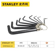 Hex Hardware Tools Chain Type Allen Metric Ten-Piece Set Wrench Ready Stock Stanley Wrench Chrome Va