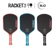 Six Zero Coral 16mm Pickleball Paddle