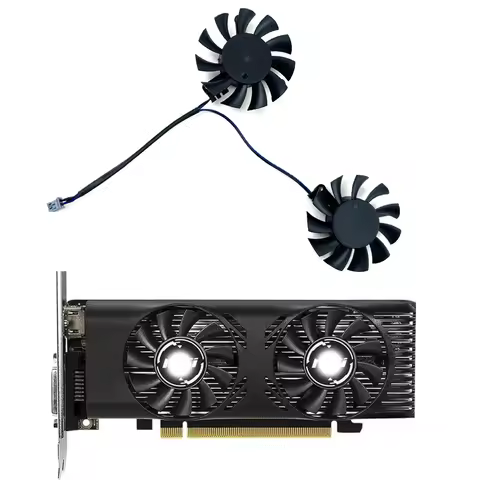 For MSI GTX1650 LP OCV1 graphics card replacement fan Cooling Fan 46mm 2pin HA5510H12F-Z 2pin 0.30A 