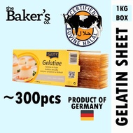 GELITA GELATIN SHEETS HALAL BOVINE GERMANY (ORIGINAL PACK)