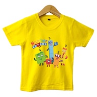 2026 New Style JEJE KIDS Number Square Children's T-Shirt Number Square T-Shirt Children's T-Shirt B