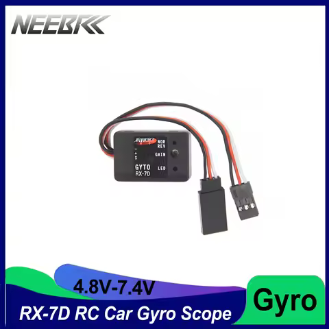 RX-7D Gyro Scope Micro Mini Gyro DC 4.8-7.4V for RC Car Drift Racing Vehicle Boat Digital/Analog Uni