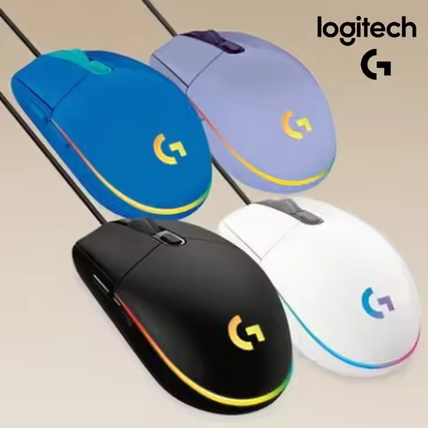 Logitech G102 Gaming Mouse - Lightsync RGB, High Precision Sensor, 6 Programmable Buttons, 85g Light